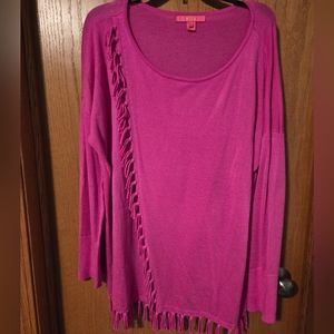 Fuchsia pink sweater